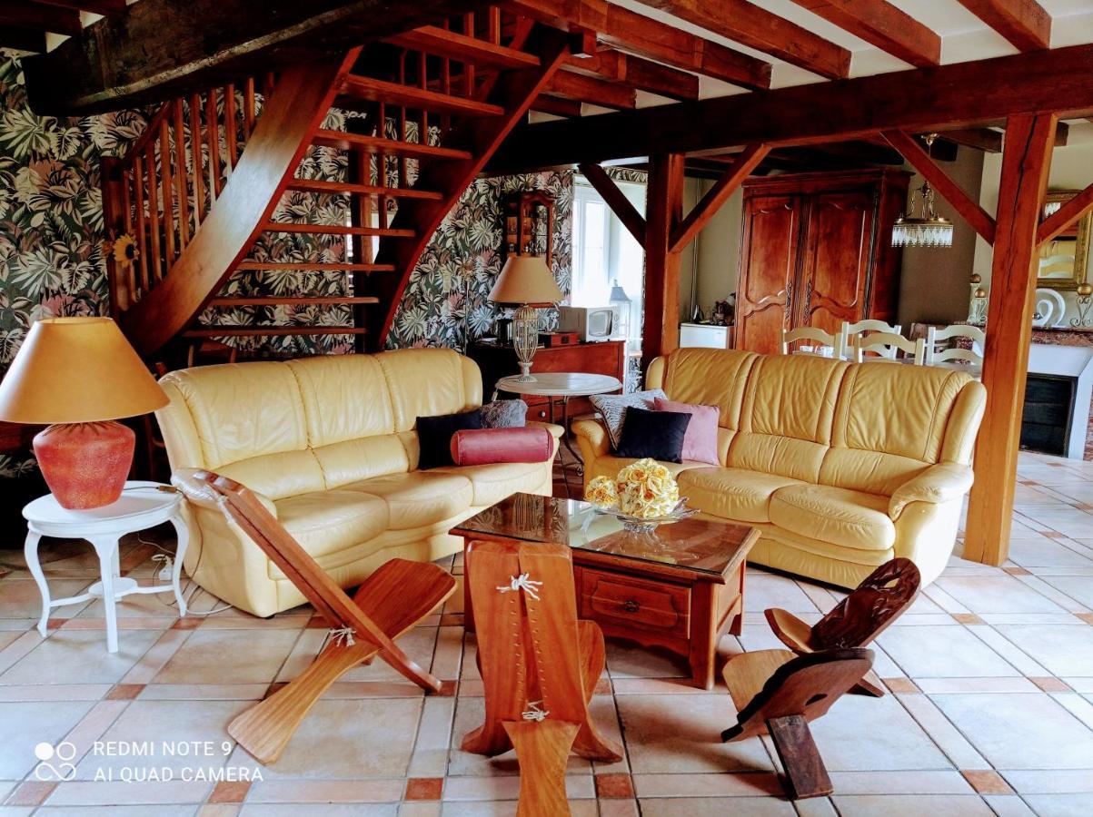 B&B Ferme De La Rouzannerie Pour 2 Ou Famille Lanneray Exterior foto